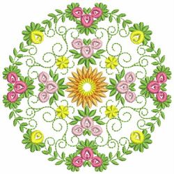 Floral Quilt Blocks 10(Md) machine embroidery designs