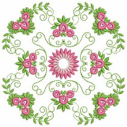 Floral Quilt Blocks 11(Md) machine embroidery designs