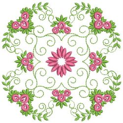 Floral Quilt Blocks 14(Md) machine embroidery designs