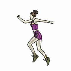 Sports Girls 04 machine embroidery designs