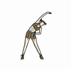 Sports Girls 05 machine embroidery designs