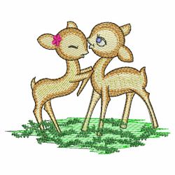 Adorable Deer 05(Md) machine embroidery designs