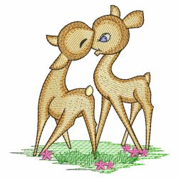 Adorable Deer 06(Lg) machine embroidery designs