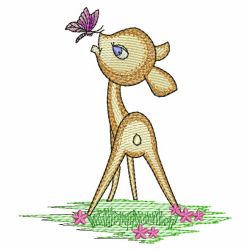 Adorable Deer 08(Md) machine embroidery designs