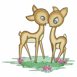 Adorable Deer 09(Md) machine embroidery designs