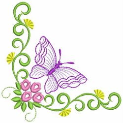 Heirloom Butterfly Corners 04(Sm) machine embroidery designs
