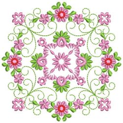 Floral Quilt Blocks 2 04(Md) machine embroidery designs
