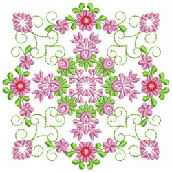 Floral Quilt Blocks 2 09(Sm) machine embroidery designs