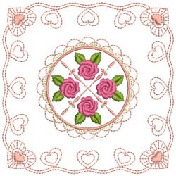 Brilliant Rose Quilt(Lg) machine embroidery designs