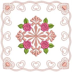 Brilliant Rose Quilt 02(Md) machine embroidery designs