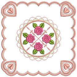 Brilliant Rose Quilt 04(Lg) machine embroidery designs