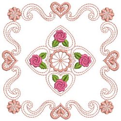 Brilliant Rose Quilt 09(Md) machine embroidery designs