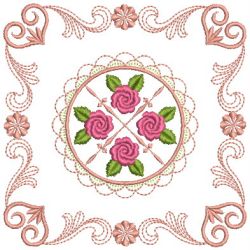Brilliant Rose Quilt 10(Md) machine embroidery designs