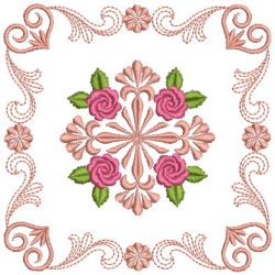 Brilliant Rose Quilt 11(Sm) machine embroidery designs