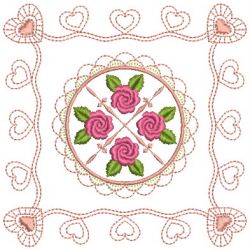 Brilliant Rose Quilt 13(Lg)
