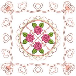 Brilliant Rose Quilt 13(Sm)