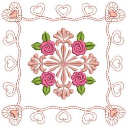 Brilliant Rose Quilt 14(Lg)