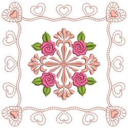 Brilliant Rose Quilt 14(Lg)