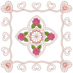 Brilliant Rose Quilt 15(Sm)
