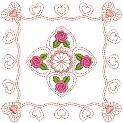 Brilliant Rose Quilt 15(Lg)