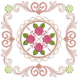 Brilliant Rose Quilt 16(Sm) machine embroidery designs
