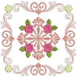 Brilliant Rose Quilt 17(Sm) machine embroidery designs