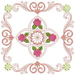 Brilliant Rose Quilt 18(Sm) machine embroidery designs