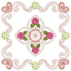 Brilliant Rose Quilt 21(Md) machine embroidery designs
