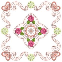 Brilliant Rose Quilt 21(Sm)