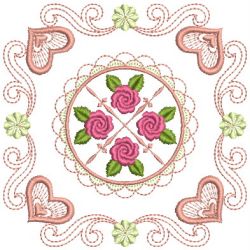Brilliant Rose Quilt 22(Md) machine embroidery designs