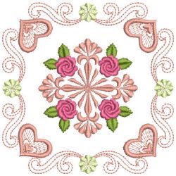 Brilliant Rose Quilt 23(Md) machine embroidery designs