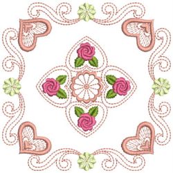 Brilliant Rose Quilt 24(Lg)
