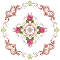 Brilliant Rose Quilt 27(Sm) machine embroidery designs