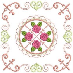 Brilliant Rose Quilt 28(Sm) machine embroidery designs