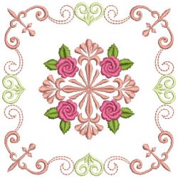 Brilliant Rose Quilt 29(Lg) machine embroidery designs