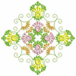 Floral Quilt Blocks 3 03(Sm)