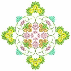 Floral Quilt Blocks 3 07(Md) machine embroidery designs