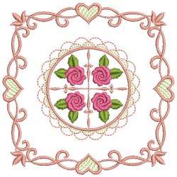 Brilliant Rose Quilt 2 01(Lg) machine embroidery designs