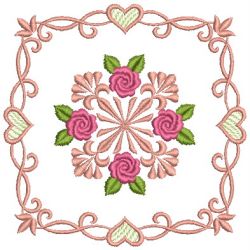 Brilliant Rose Quilt 2 02(Sm)