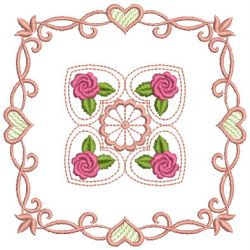 Brilliant Rose Quilt 2 03(Sm) machine embroidery designs