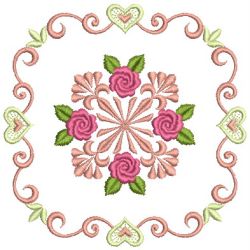 Brilliant Rose Quilt 2 08(Sm) machine embroidery designs