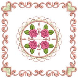 Brilliant Rose Quilt 2 10(Lg) machine embroidery designs