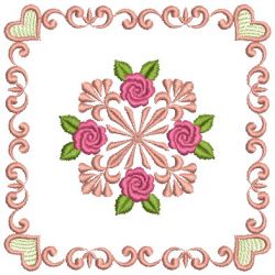 Brilliant Rose Quilt 2 11(Lg) machine embroidery designs