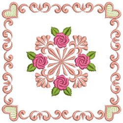 Brilliant Rose Quilt 2 11(Sm)