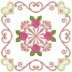Brilliant Rose Quilt 2 14(Sm)