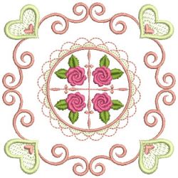 Brilliant Rose Quilt 2 16(Sm) machine embroidery designs