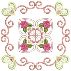 Brilliant Rose Quilt 2 18(Sm)