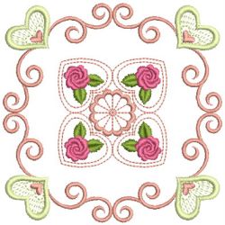 Brilliant Rose Quilt 2 18(Sm)