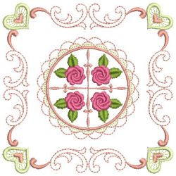 Brilliant Rose Quilt 2 19(Lg) machine embroidery designs