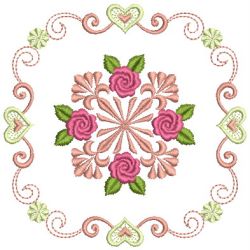 Brilliant Rose Quilt 2 26(Lg) machine embroidery designs